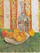 Vincent Van Gogh Still Life with Bottle and Lemons on a Plate Spain oil painting artist